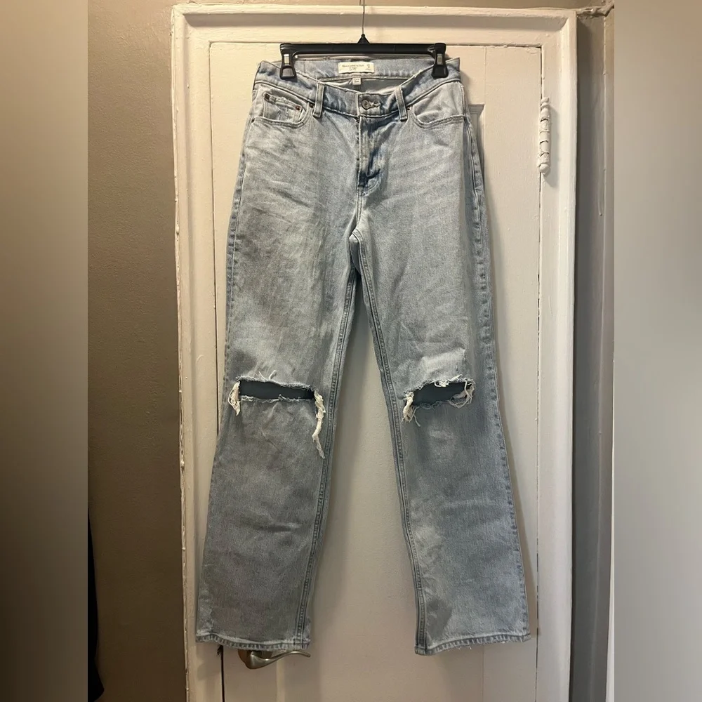 Abercrombie & Fitch The Baggy Low Rise Curve Love - Picture 1 of 3